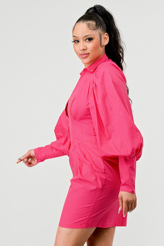 Puff Hem Dress (Style 7) - Composure Boutique