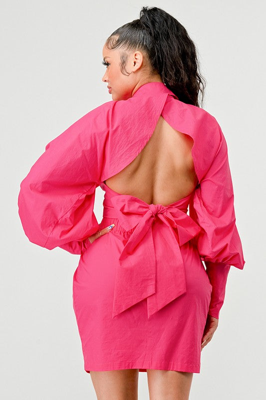 Puff Hem Dress (Style 9) - Composure Boutique