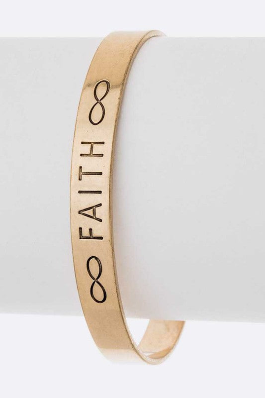 Brass Faith Bracelet - Composure Boutique