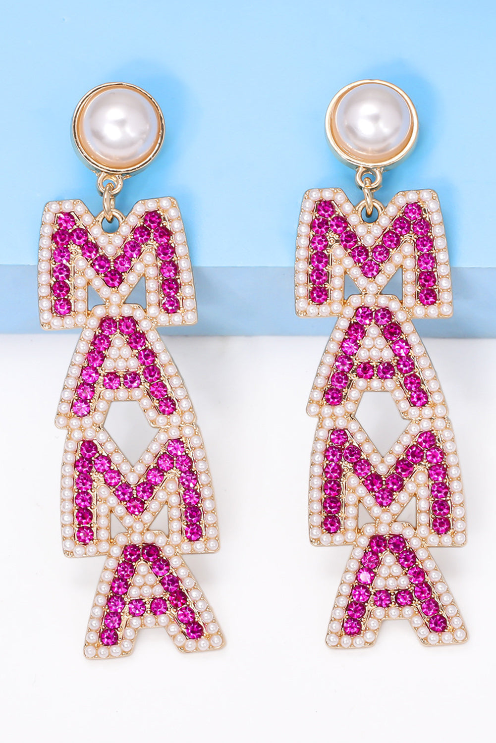 Pearl Rhinestone Earrings - Composure Boutique