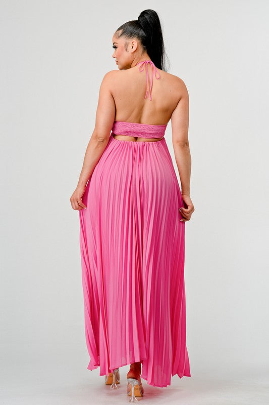 Pleated Maxi Dress (Style 2) - Composure Boutique