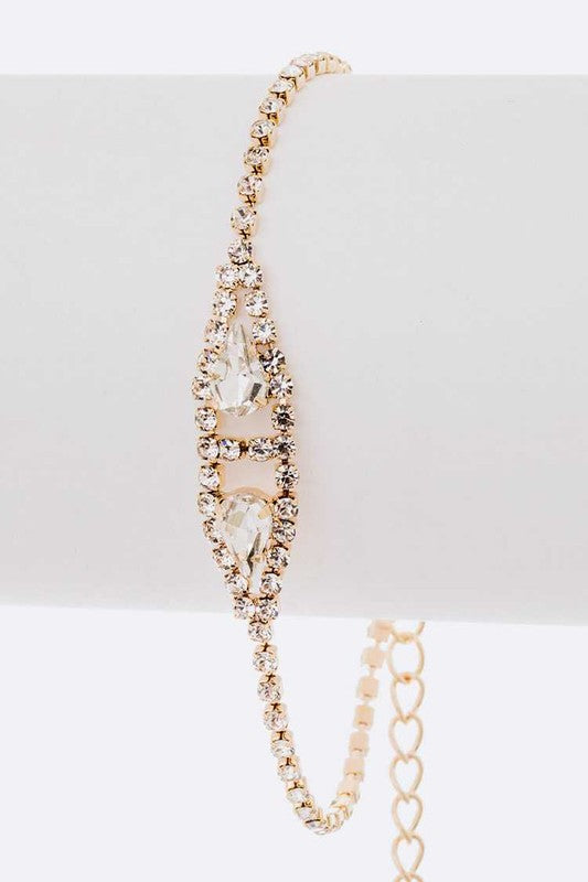 Rhinestone Lace Necklace (Style 3) - Composure Boutique