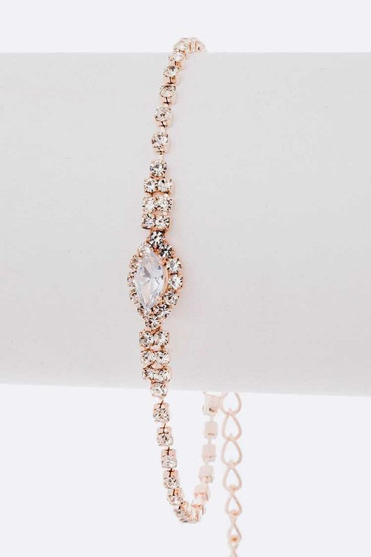 Rhinestone Lace Necklace (Style 3) - Composure Boutique