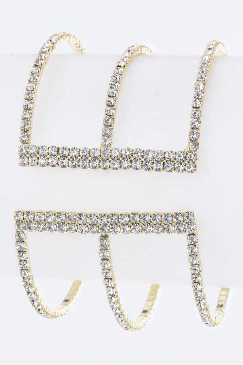 Crystal Open Bracelet (Style 2) - Composure Boutique