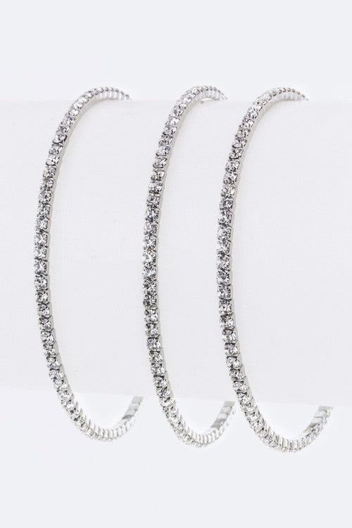 Crystal Open Bracelet - Composure Boutique