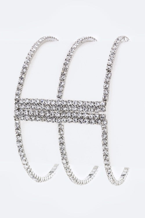 Crystal Open Bracelet (Style 3) - Composure Boutique