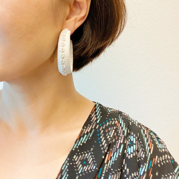 Beaded Hoop Earrings (Style 6) - Composure Boutique