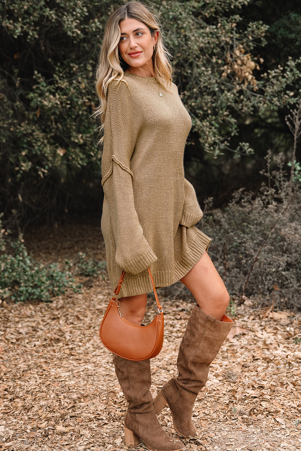 Khaki Dress (Style 2) - Composure Boutique