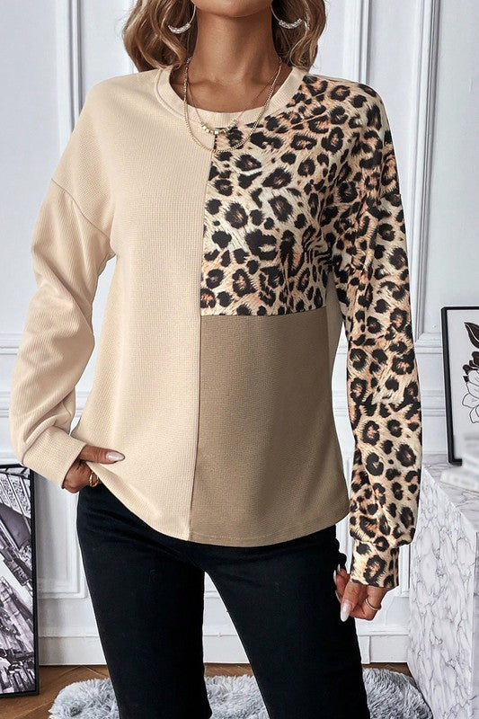 Leopard Knit Top (Style 3) - Composure Boutique