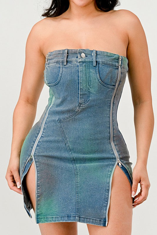 Denim Dress - Composure Boutique