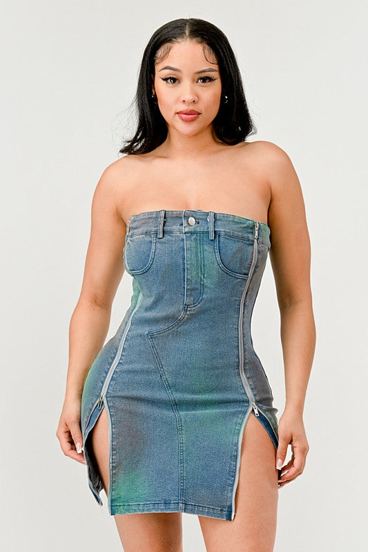 Denim Dress - Composure Boutique