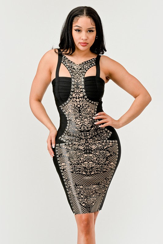 Athina Dark Dress - Composure Boutique