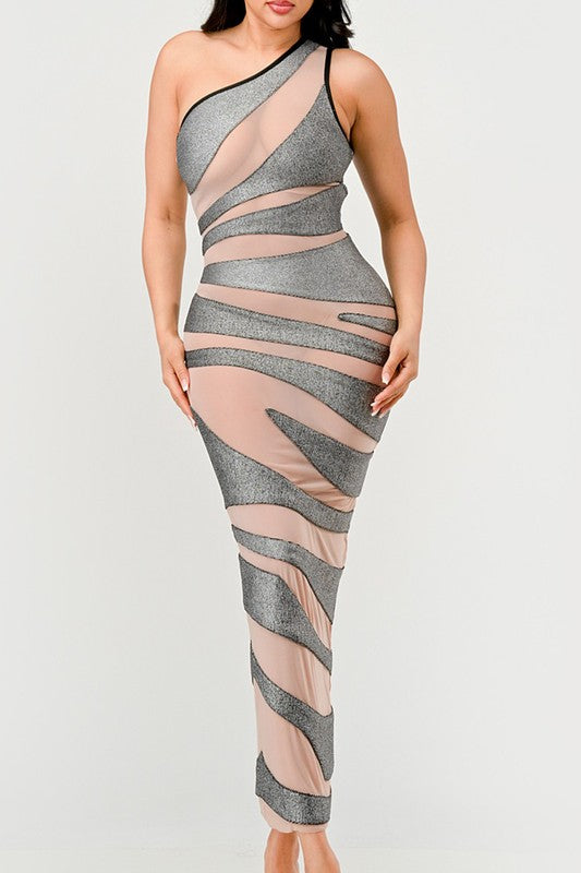 Bandage Mesh Dress - Composure Boutique