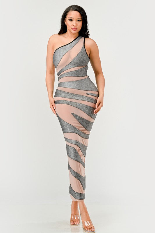 Bandage Mesh Dress - Composure Boutique