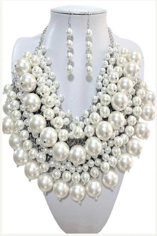 Pearl Lace Necklace (Style 2) - Composure Boutique
