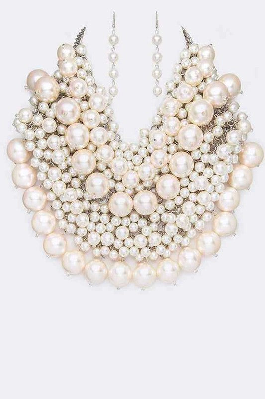 Pearl Lace Necklace - Composure Boutique