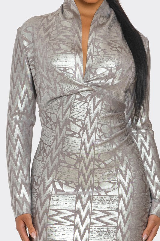 Bandage Metallic Dress (Style 11) - Composure Boutique