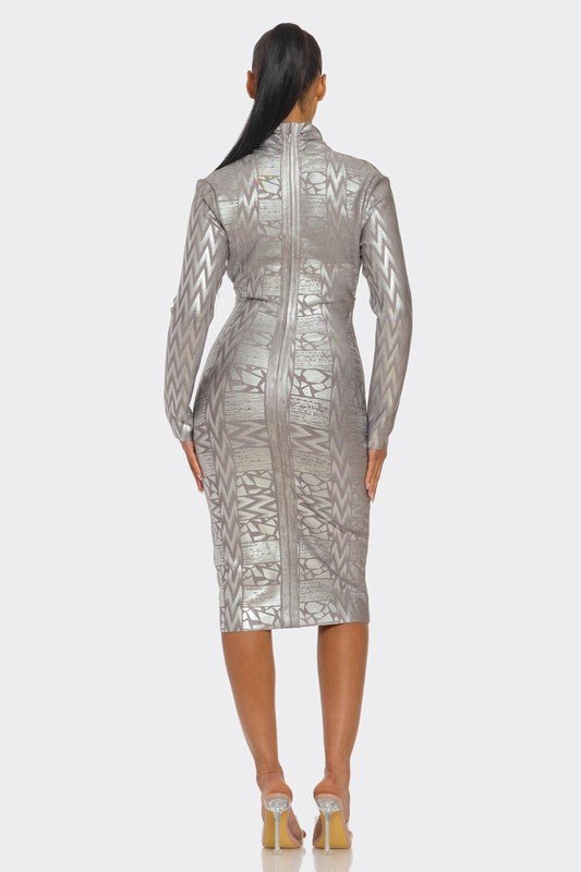 Bandage Metallic Dress (Style 10) - Composure Boutique