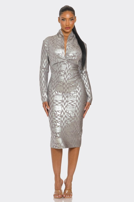 Bandage Metallic Dress (Style 7) - Composure Boutique