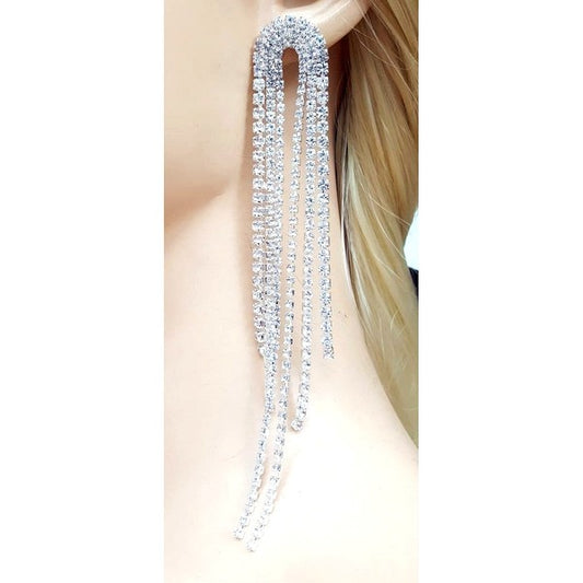 Rhinestone Earrings - Composure Boutique