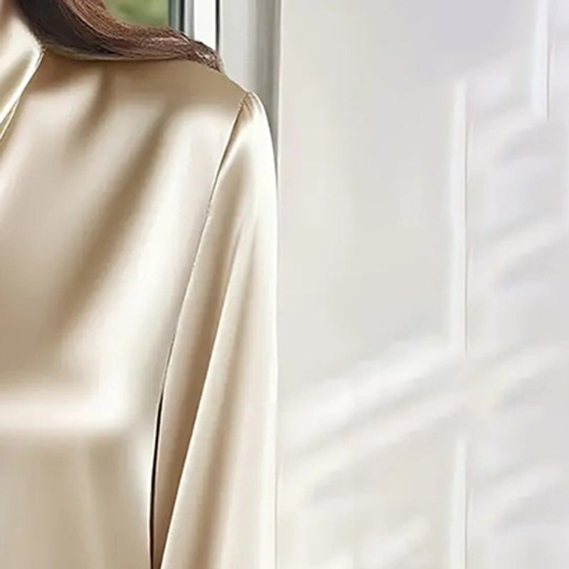 Plus Size Ribbon Detail Top