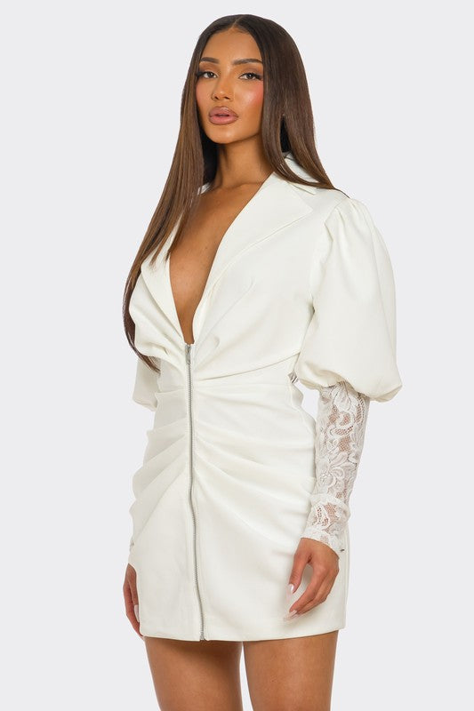 White Dress (Style 3) - Composure Boutique