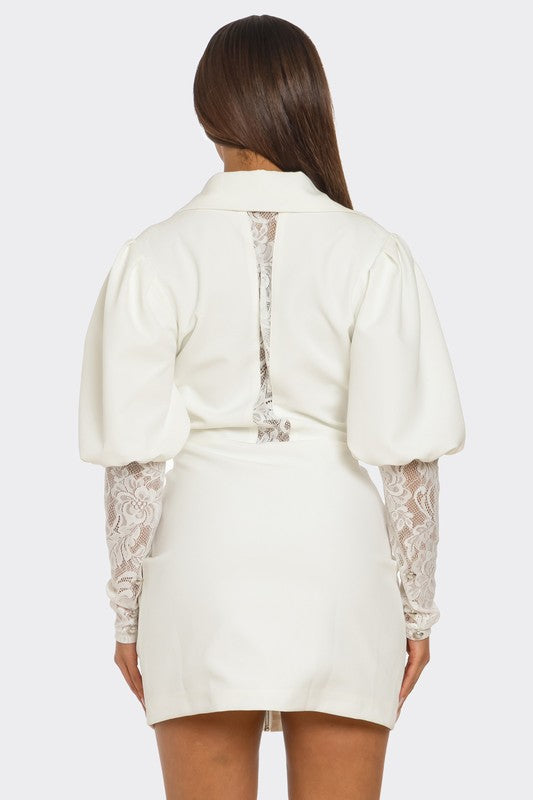 White Dress (Style 4) - Composure Boutique