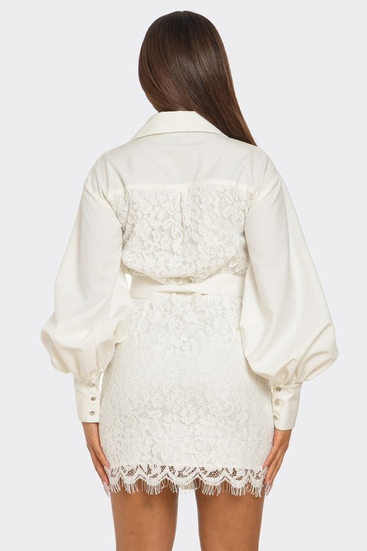 Lace Dress (Plus available) (Style 4) - Composure Boutique