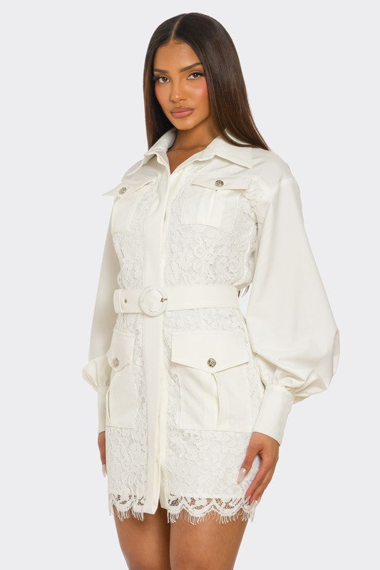 Lace Dress (Plus available) (Style 3) - Composure Boutique