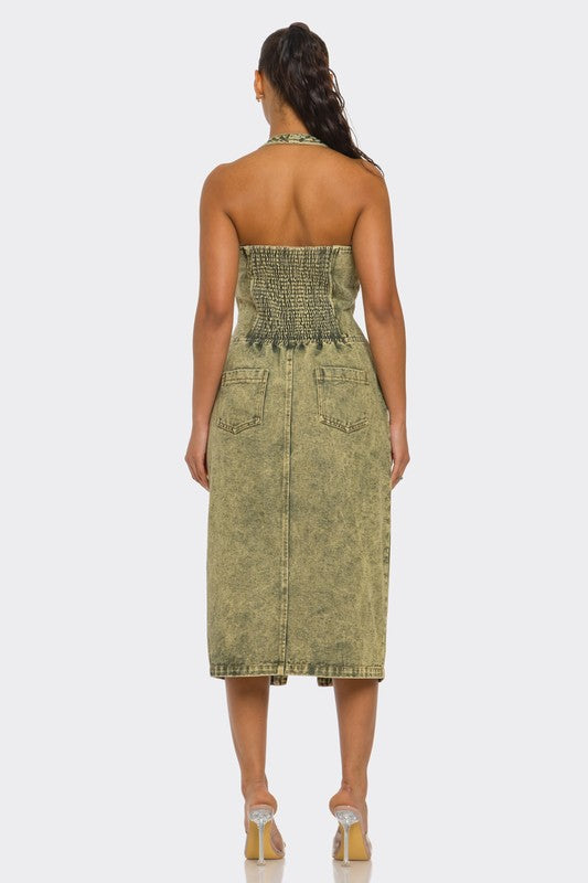 Denim Midi Dress (Style 4) - Composure Boutique