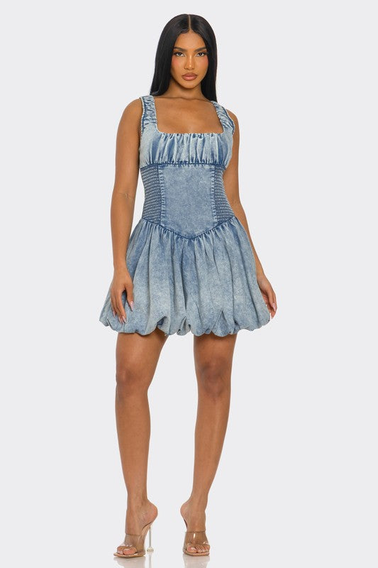 Denim Dress (Plus available) (Style 3) - Composure Boutique