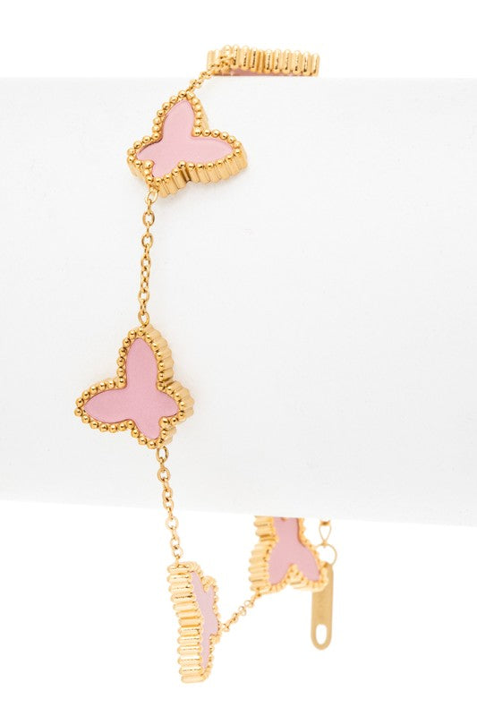 Butterfly Stainless Bracelet (Style 3) - Composure Boutique