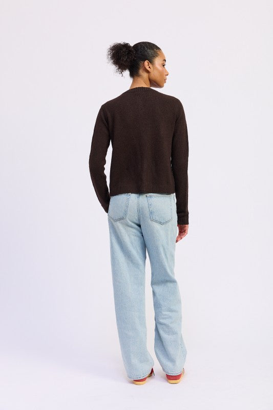 Fitted Button Sweater (Style 12) - Composure Boutique