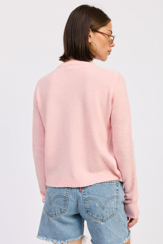Fitted Button Sweater (Style 25) - Composure Boutique