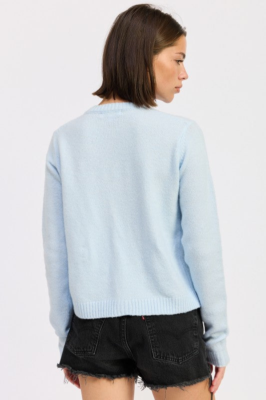 Fitted Button Sweater (Style 19) - Composure Boutique