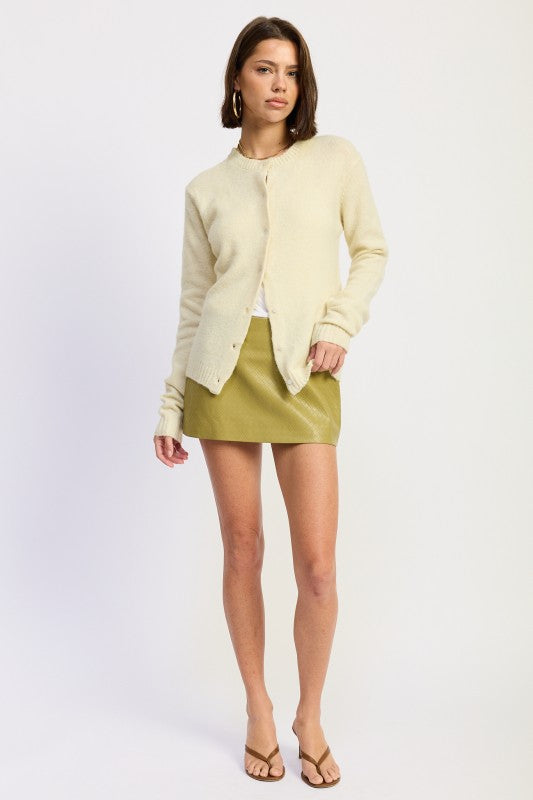 Fitted Button Sweater (Style 32) - Composure Boutique