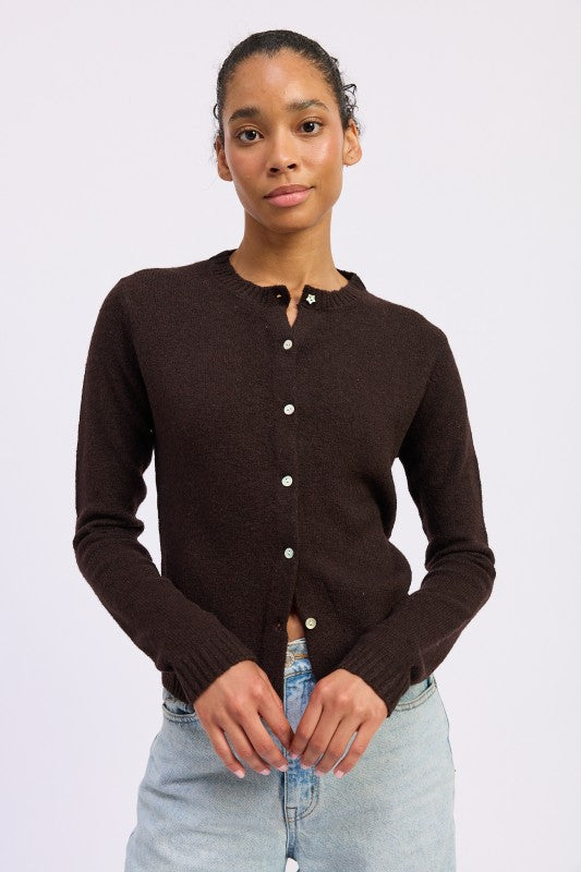 Fitted Button Sweater (Style 11) - Composure Boutique