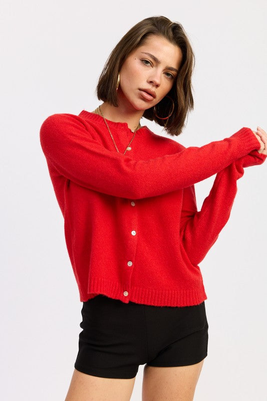 Fitted Button Sweater (Style 29) - Composure Boutique