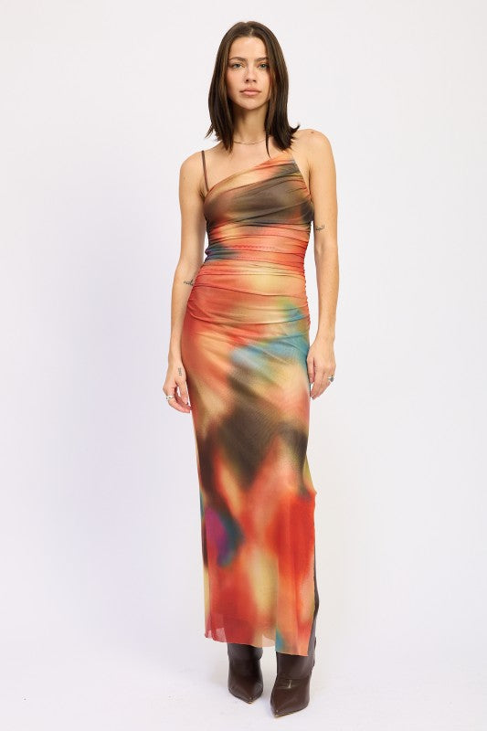 Ruched Maxi Dress - Composure Boutique