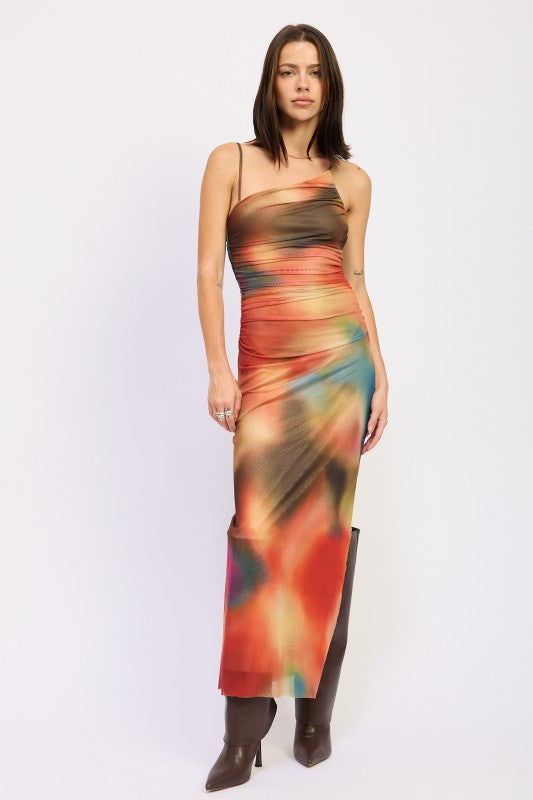 Ruched Maxi Dress (Style 3) - Composure Boutique