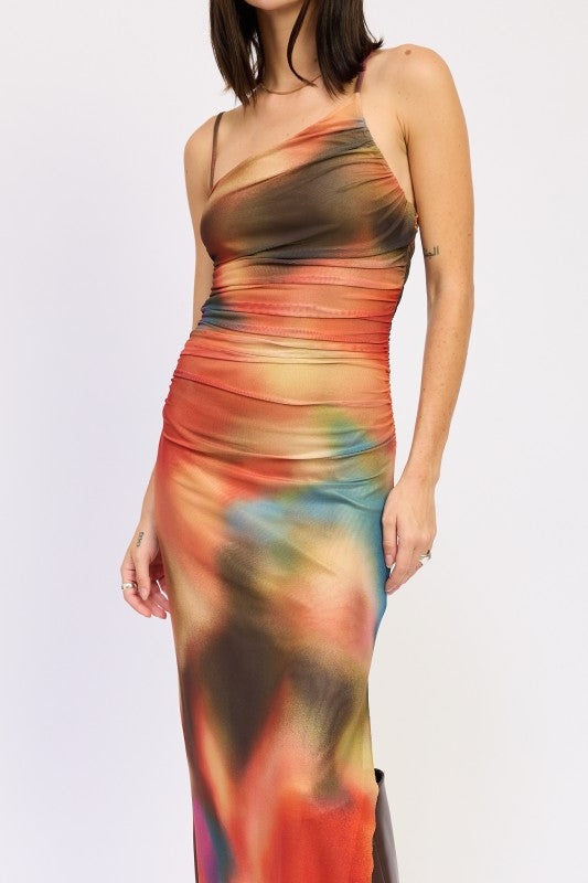 Ruched Maxi Dress - Composure Boutique