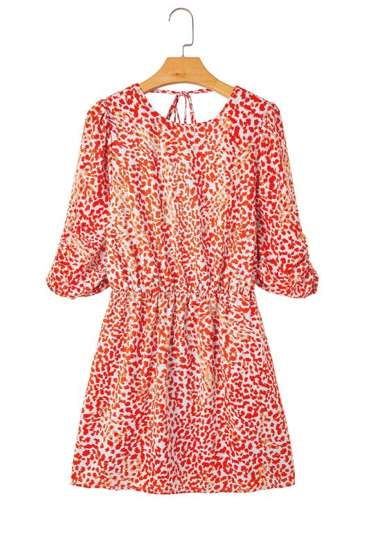 Leopard Red Dress (Style 8) - Composure Boutique