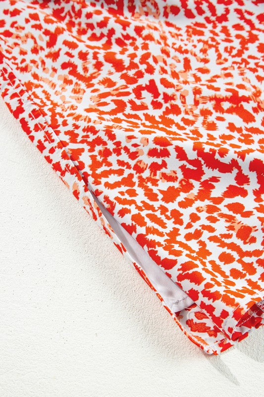 Leopard Red Dress (Style 5) - Composure Boutique