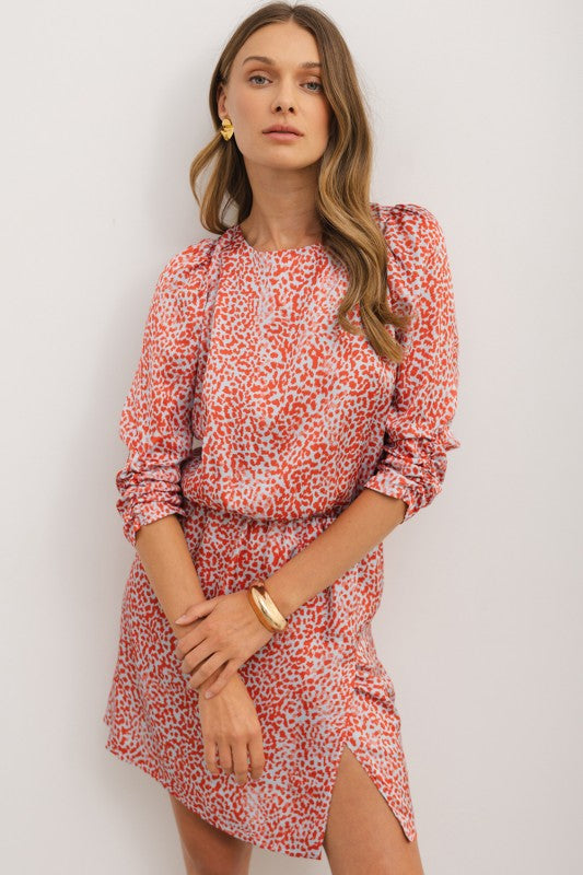 Leopard Red Dress (Style 10) - Composure Boutique