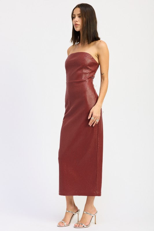 Midi Red Dress (Style 6) - Composure Boutique