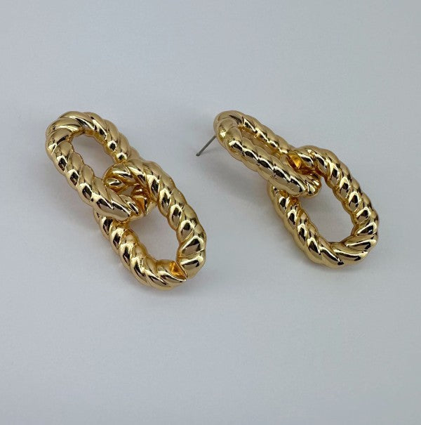Rope Design Earrings (Style 3) - Composure Boutique