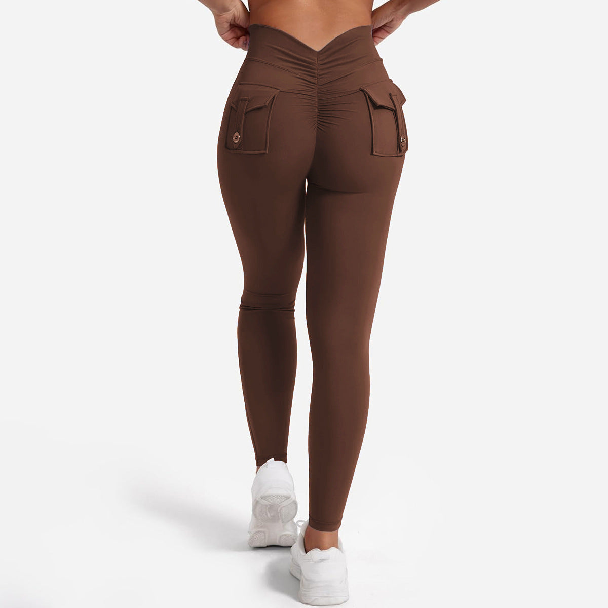 Plus Size Peach Hip Pants