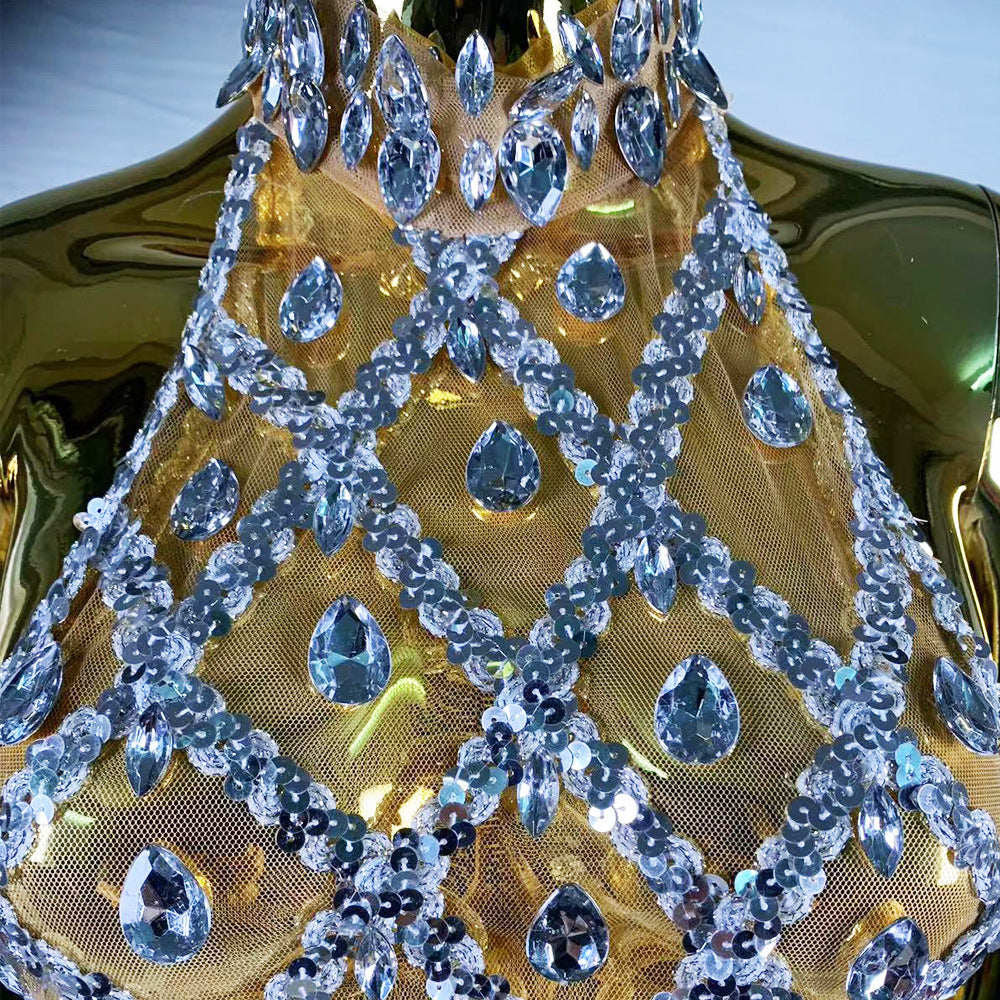 Sequin Rhinestone Dress