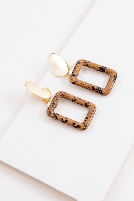 Brown Earrings - Composure Boutique