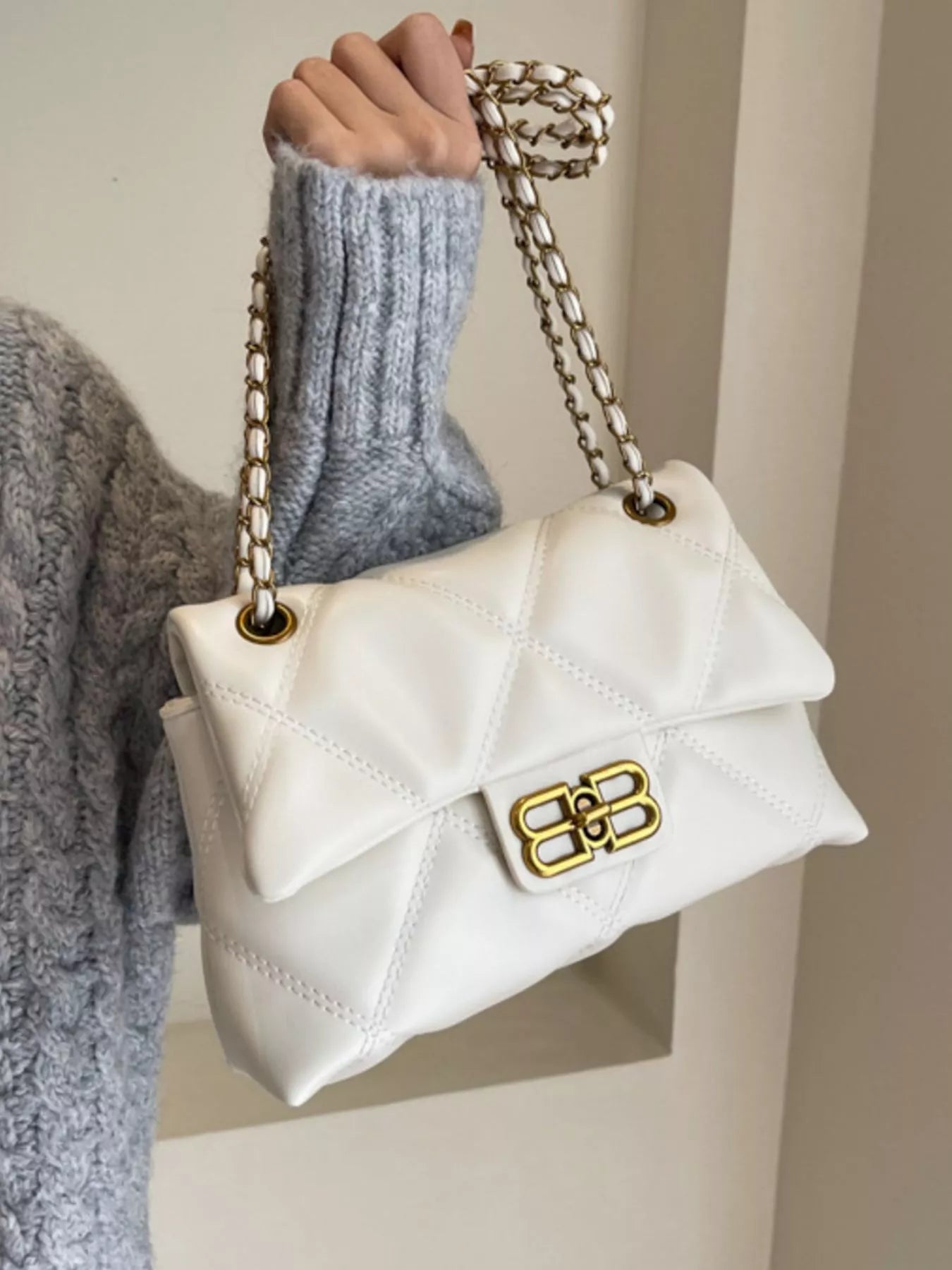 Quilted Flap Bag (Style 8) - Composure Boutique